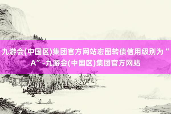 九游会(中国区)集团官方网站宏图转债信用级别为“A”-九游会(中国区)集团官方网站