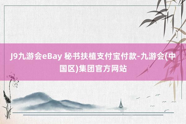 J9九游会eBay 秘书扶植支付宝付款-九游会(中国区)集团官方网站