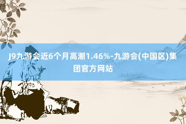 J9九游会近6个月高潮1.46%-九游会(中国区)集团官方网站