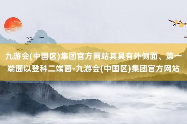 九游会(中国区)集团官方网站其具有外侧面、第一端面以登科二端面-九游会(中国区)集团官方网站